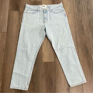 BDG Dad Slim Tapered Fit Denim Blue Jeans Mens‎ Size 32 Vintage Denim Light